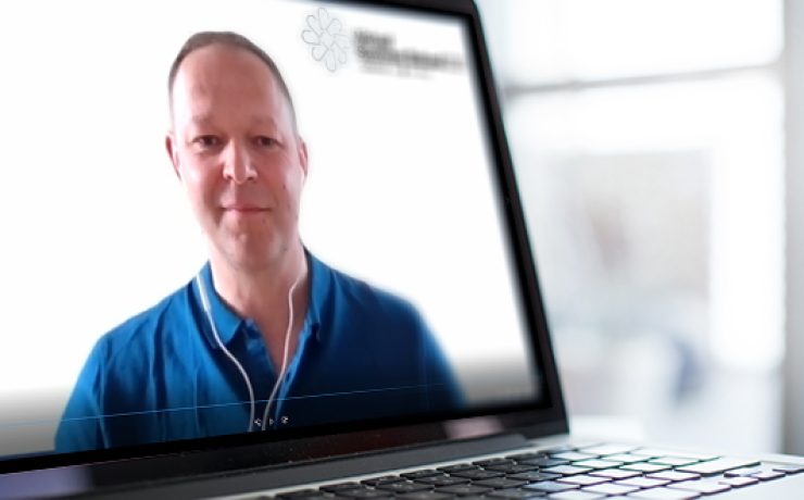 Dr Rob Waller on Laptop with blur (003)