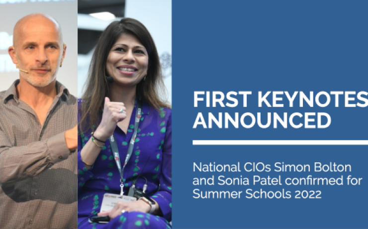 Simon Bolton CEO o NHS Digital and Sonia Patel, System CIO of NHS Transformation Directorate