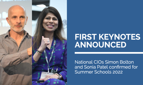 Simon Bolton CEO o NHS Digital and Sonia Patel, System CIO of NHS Transformation Directorate