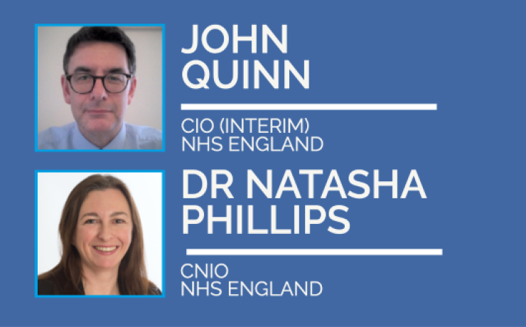 John Quinn CIO and Dr Natasha Phillips CNIO of NHS England are confirmed Digital Health Summer Schools keynotes